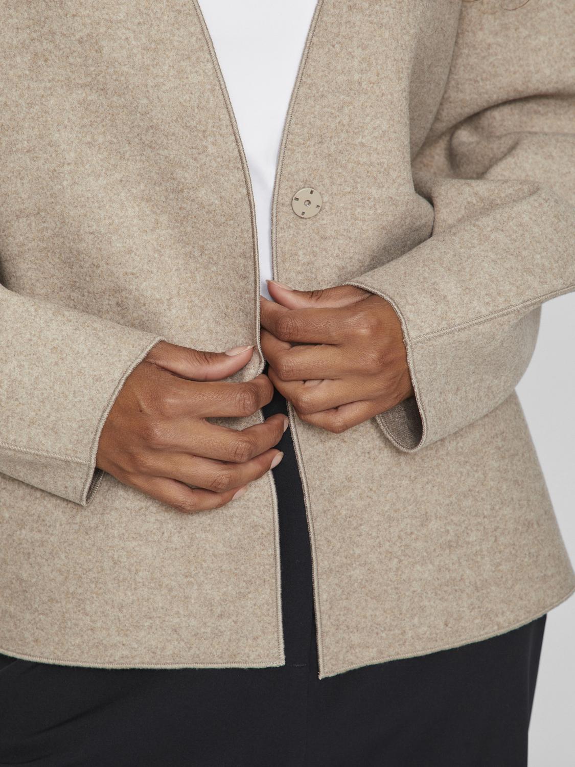 VIJUICE Jacket - Natural Melange - VERO MODA & VILA Bergvik